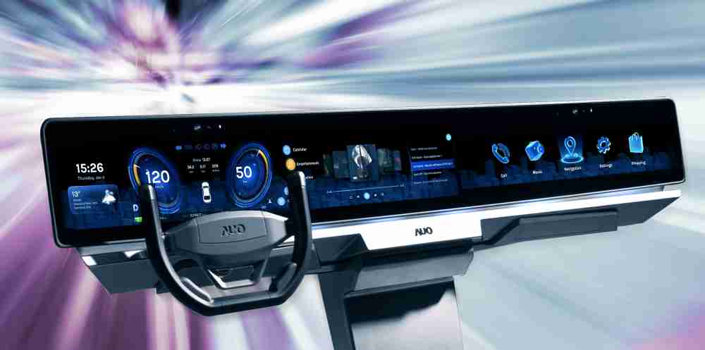 2121非凡开拓前瞻显示技术创新应用，，，结合优异整合设计能力，，，，开发智能车载FIDM Plus一体化显示方案，，，，让驾驶操作与车内娱乐体验再进化